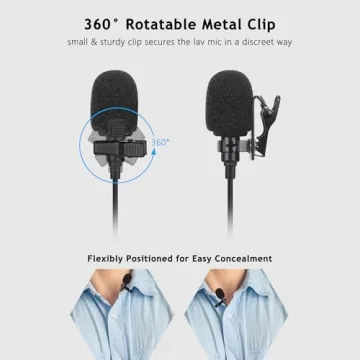 Lavalier Microphone Set for DJI & RODE Go II