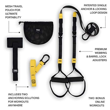 TRX Go Suspension Trainer for Travel and Fitness Gear
