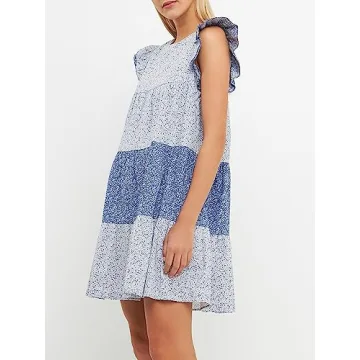 Shop English Factory Floral Ruffled Dress for Women