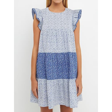 Shop English Factory Floral Ruffled Dress for Women