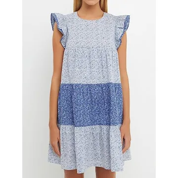 Shop English Factory Floral Ruffled Dress for Women