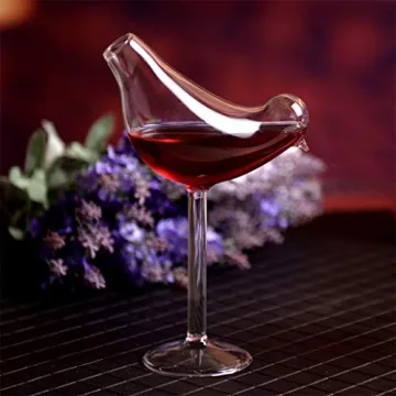 FEIlei Bird-Shaped Cocktail Goblet Glass - Unique Creativity