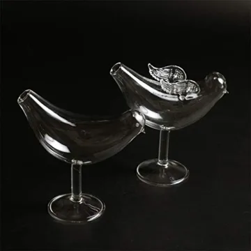 FEIlei Bird-Shaped Cocktail Goblet Glass - Unique Creativity