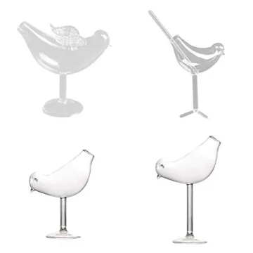 FEIlei Bird-Shaped Cocktail Goblet Glass - Unique Creativity