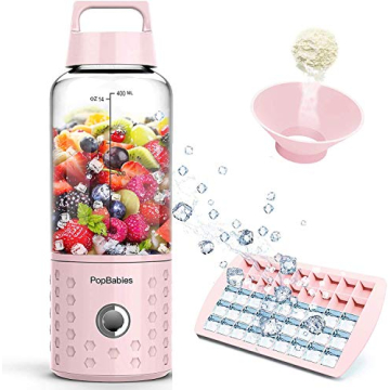 PopBabies Smoothie Blender - Portable & USB Rechargeable