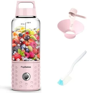PopBabies Smoothie Blender - Portable & USB Rechargeable