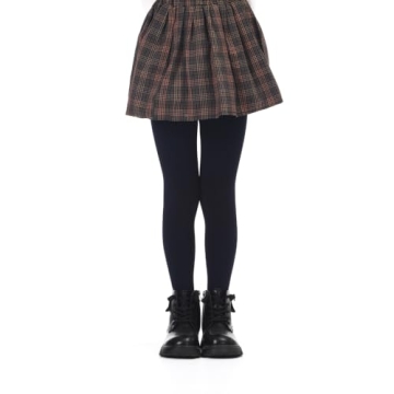 Fleece Lined Dance Tights for Girls - Winter Comfort