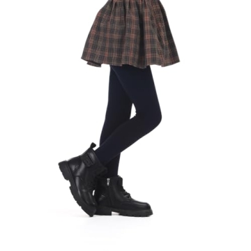 Fleece Lined Dance Tights for Girls - Winter Comfort