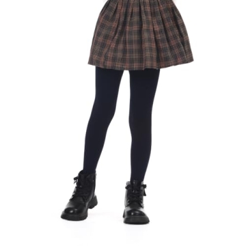 Fleece Lined Dance Tights for Girls - Winter Comfort