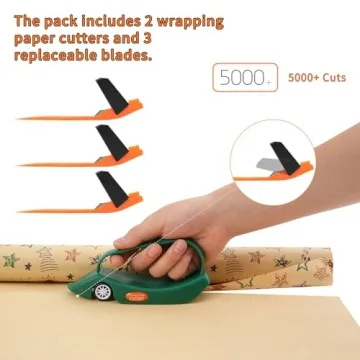 LIZAAL Wrapping Paper Cutter | Perfect for All Occasions