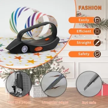 LIZAAL Wrapping Paper Cutter | Perfect for All Occasions