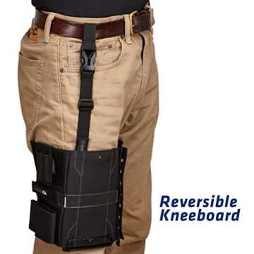 FlyBoys - Reversible Kneeboard - Left and Right-Handed Pilots - Accommodating Design - Clipboard, Tablet & Pen Holder - Hook & Loop Fasteners - Aviation & Flight Gear - Versatile For Checklists & More