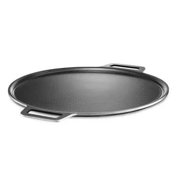 HexClad Cookware Set, 4-Piece Hybrid Stainless Steel Cookware Set with 14 Inch Pizza Steel for Oven,...