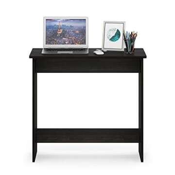 FURINNO Simplistic Study Table, Espresso