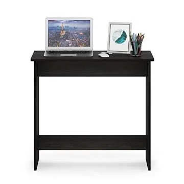 FURINNO Simplistic Study Table, Espresso