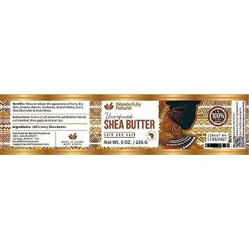 Premium Unrefined Shea Butter - Eco-friendly Natural Beauty