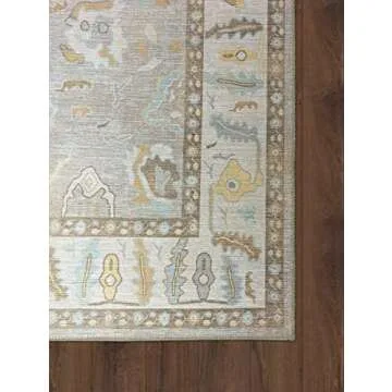Modern Oushak Rug Inspired by Vintage Luxury Designs