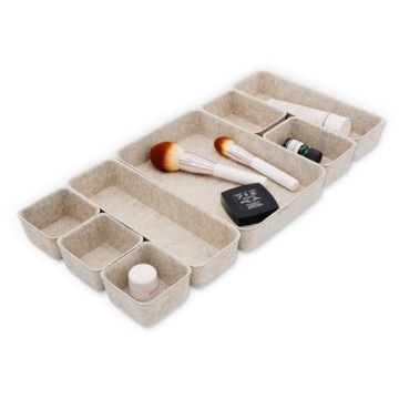 Welaxy Felt Drawer Organizer Trays - Stylish Desk Storage Solution