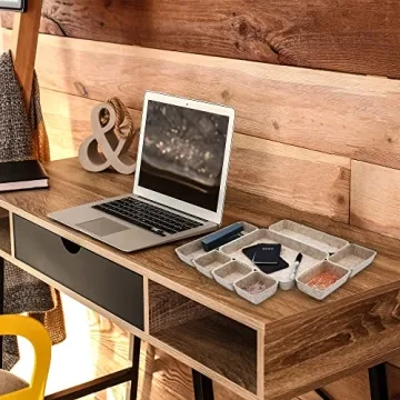 Welaxy Felt Drawer Organizer Trays - Stylish Desk Storage Solution
