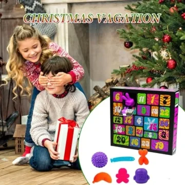 Nee Doh Squishmas Advent Calendar 2024 - 24 Squishy Toys