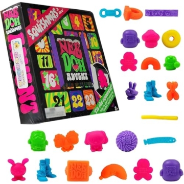 Nee Doh Squishmas Advent Calendar 2024 - 24 Squishy Toys