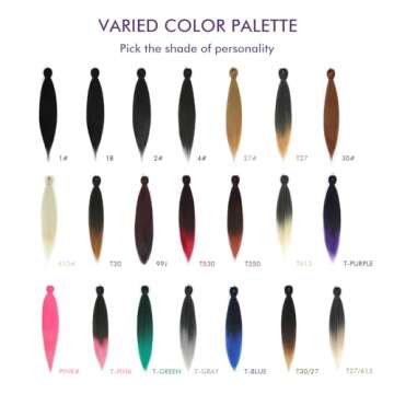 ROSDINA Pre-stretched Braiding Hair - 30 Inch 8 Packs Brown Super Long Braiding Hair For Twist or Box Braids, Yaki Texture Hot Water Setting Synthetic Braiding Hair Extensions (30 Inch, #30-8P)