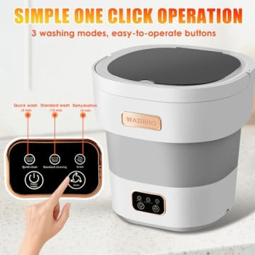 Portable Mini Washing Machine 16L for Delicates and Travel