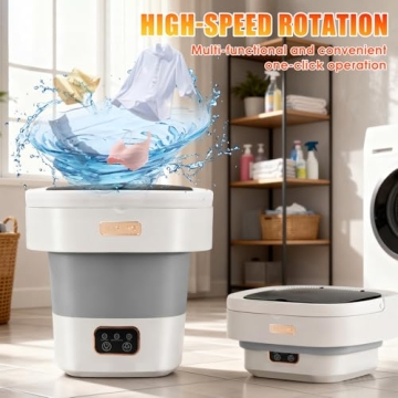 Portable Mini Washing Machine 16L for Delicates and Travel