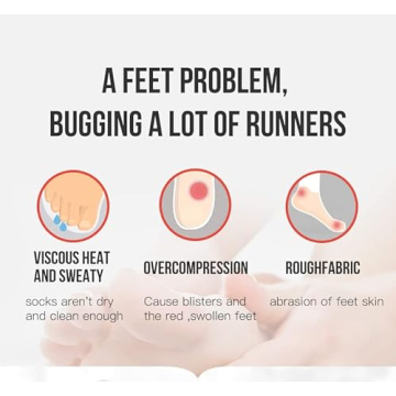 aomagic Invisible Toe Socks for Men and Women - 3 Pairs