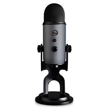 Blue Yeti USB Microphone for Recording, Streaming, Gaming, Podcasting on PC and Mac, Condenser Mic f...