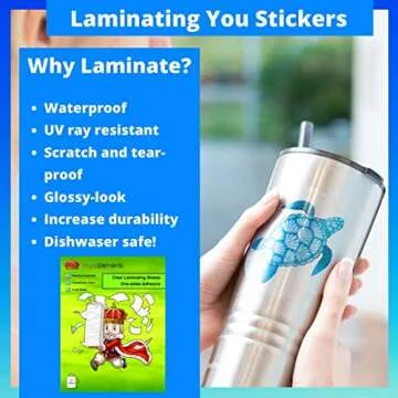 Royal Elements Waterproof Laminating Sheets for Stickers