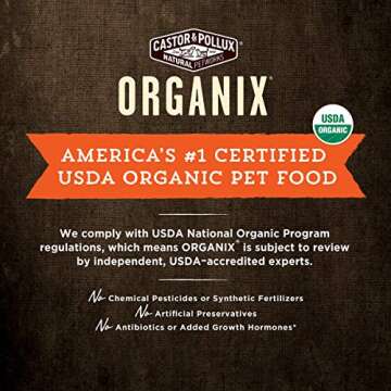 Castor & Pollux ORGANIX Grain Free Organic Senior Recipe Grain Free Dry Dog Food - 10 lb. Bag