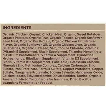 Castor & Pollux ORGANIX Grain Free Organic Senior Recipe Grain Free Dry Dog Food - 10 lb. Bag