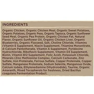 Castor & Pollux ORGANIX Grain Free Organic Senior Recipe Grain Free Dry Dog Food - 10 lb. Bag