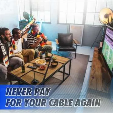 TV Antenna 2025 Digital Indoor Antenna for Free Local Channels