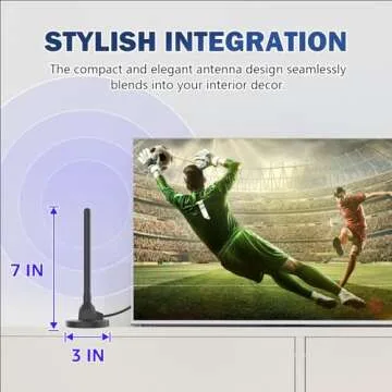 TV Antenna 2025 Digital Indoor Antenna for Free Local Channels