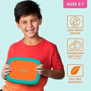 Durable Bentgo Kids Leak-Proof Lunch Box for Ages 3-7