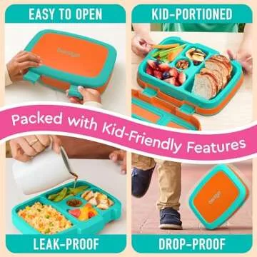 Durable Bentgo Kids Leak-Proof Lunch Box for Ages 3-7