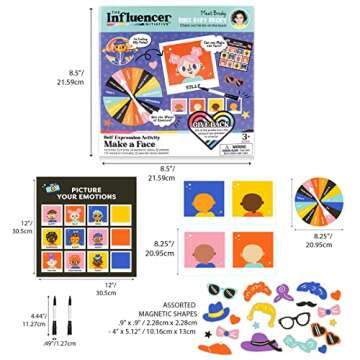 The Influencer Initiative Make A Face - Self Expression Magnetic Activity Set