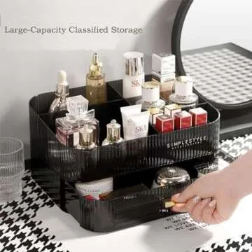 MIUOPUR Stackable Makeup Organizer - Perfect for Vanity
