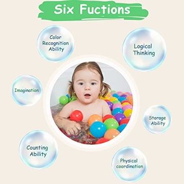 Durable Vanland Ball Pit Balls for Kids - Safe & Colorful