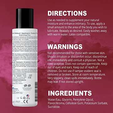 Wet 4-Piece Water-Based Flavored Lube Sampler Pack for Men, Women & Couples, 1 Fl Oz - Long-Lasting ...