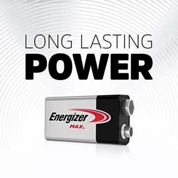 Energizer MAX 9V Batteries 4 Pack for Electronic Devices