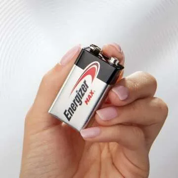 Energizer MAX 9V Batteries 4 Pack for Electronic Devices