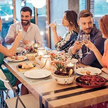 12 White Unscented Votive Candles for Any Occasion