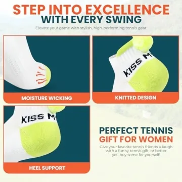 Stylish FUN TENNIS SOCKS - Comfy Gifts for Her