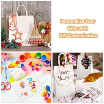 Eco-Friendly BagDream Small Kraft Paper Gift Bags Bulk