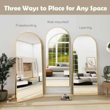 FVANF Full Length Mirror - Elegant Freestanding Design