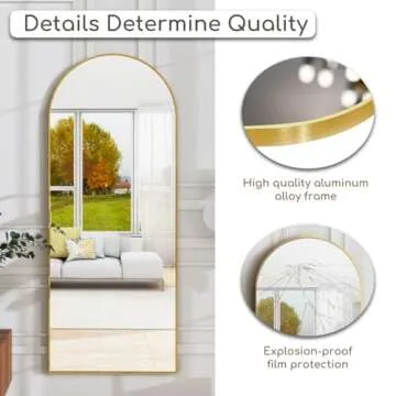 FVANF Full Length Mirror - Elegant Freestanding Design