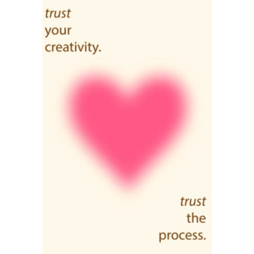 Journal: Aesthetic Heart Saying Inspirational Motivational Danish Pastel Journal Notebook: 200 Lined...